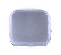 Trousse De Maquillage Transparente - Organiseur De Maquillage Transparent Grande Capacité | Sac De Voyage Étanche À La Poussière Et À L'eau Avec Fermeture Éclair, Rangement Pour Maquillage Et Pinceaux