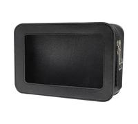 Trousse de maquillage transparente - Polyvalente - Facile à transporter - Trousse de maquillage avec fermeture éclair - Organiseur de maquillage étanche pour femme - Accessoires de voyage, Noir