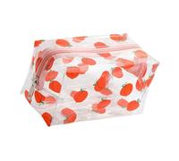 Trousse de maquillage transparente pour les ravels Trousse de toilette étanche Porte-rangement pour femmes et filles Organisateur de toilette de voyage, pêche, Beauté de masse