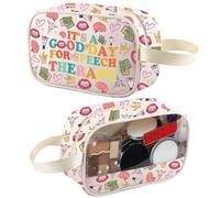 Trousse de maquillage transparente pour orthophoniste, cadeau SLP, orthophoniste, trousse de toilette de voyage, pochette de rangement pour cosmétiques, Orthophonie Clear 2, Mode