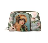 Trousse de Maquillage Trousse de Maquillage imprimée for Femme, Grande capacité, Motif Anges la Renaissance, Style Kawaii, idéale for Ranger des Produits beauté ou Articles Toilette(Color 20)