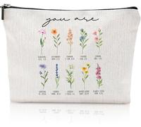 Trousse De Maquillage, Trousse De Toilette, Sac De Maquillage Portable, Design Chrétien Avec Motif Croix, Trousse De Maquillage À Fermeture Éclair Pour Femmes, Voyage Et Utilisation Quotidienne