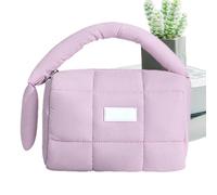 Trousse de maquillage, trousse de toilette | Sacs à cosmétiques de grande capacité en forme de bouffée pour femmes,Organisateur de maquillage pochette de toilette organisateur cosmétique Portable pour
