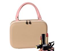 Trousse De Maquillage, Trousse De Voyage Eva Mini pour Produits D'Hygiène, Organisateur avec Compartiment Flexible Et Design Réglable pour Gym Voyages d'affaires Activités en Extérieur