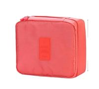 Trousse de Maquillage Waterproof Cosmetic Bag for Women Packing Cubes for Travel Large Capacity Makeup Bag Travel Organizer Toiletry Wash Storage Bags(Watermelon Red)