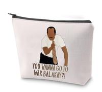 Trousse de maquillage « You Wanna Go to War Balakay » avec fermeture éclair et trousse de toilette, Balakay de guerre, Non