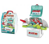 Trousse de médecin emballée dans un sac à dos