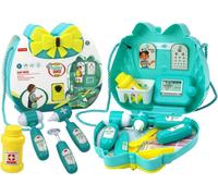 Trousse de médecin turquoise dans un sac à cordon