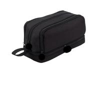 Trousse de papeterie de grande capacité, en tissu Oxford durable, organiseur portable pour fournitures scolaires, de bureau et universitaires, noir, Taille unique