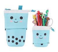 Trousse de Papeterie Debout, 2-in-1 Trousse Retractable Crayon, Trousse à Crayons Télescopique, Pop-up Papeterie Debout Étui, Porte-Stylo Rétractable, Pour Étudiants, Garçons, Filles, Adultes