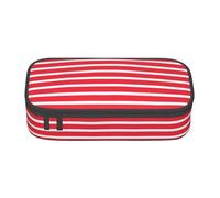 Trousse de papeterie durable à fermeture éclair pour enfants avec imprimé drapeau autrichien pour fournitures de bureau.