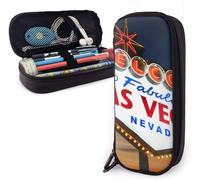 Trousse De Papeterie Organisateur Welcome To The Las Vegas Sign Compartiments Pour Trousse ¿¿ Crayons Trousse ¿¿ Crayons E