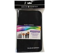 Daler Rowney Trousse de 10 pinceaux Graduate – poils synthétiques, manche court G