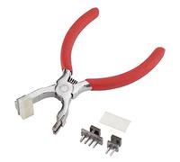 Trousse de Pinces Perforatrice, Outil Perforateur en Cuir Silencieux de Poinçon de 4mm pour la Ceinture/Selle/Courroie de Montre/Chaussure/Tissu/Papierde Perforation