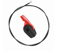 Trousse de poignée de commande de levier de commutateur de câble 65 " tondeuses à gazon électriques Câble Universel d'Accélérateur Interrupteur Contrôle Jardin Machine Assemblage à Gazon(Red)