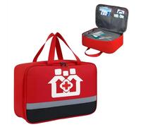 Trousse de Premier Secours Vide 36x25x13 cm, sac de Médecine Étanche Portable, Sac D'urgence de Grande Capacité, Sac de Rangement de Médicaments, Trousse de Médecine pour Maison Voyage Randonnée