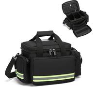 Trousse de Premier Secours Vide, sacoche professionnelle pour fournitures médicales, sacoche pour secouriste avec séparateurs intérieurs et fond antidérapant, pour la santé à domicile Sacoche pour inf