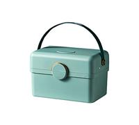 Trousse de premiers secours Boîte 12,99 pouces à médicaments trois couches Poignée portable domestique médicale rangement en plastique(C)