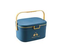 Trousse de premiers secours Boîte à médicaments domicile Médecine portable Grande armoire pharmacie Mallette rangement Kits en plein air(Blue,M)