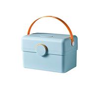 Trousse de premiers secours, Boîte de médicaments à trois couches 12.99 pouces, poignée Portable domestique, Kits stockage en plastique médical(B)