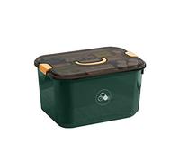 Trousse de premiers secours, Boîte de rangement médicaments en plastique, poignée Portable domestique médicale 11.4/14.5 pouces(Green,Large)
