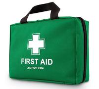 Trousse de Premiers Secours Composée de 90 Articles avec Packs de Froid Instantané, Sérum Physiologique et Couverture de Survie Isothermique