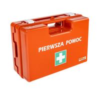 Trousse de premiers secours dans une mallette de transport DIN 13157 Boxmet Medical - Orange