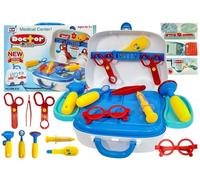 Trousse de premiers secours dans une valise à roulettes