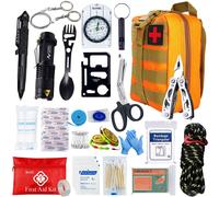 Trousse De Premiers Secours De Survie,Ensemble Complet De Survie,Équipement De Plein Air Molle,Kits D'urgence,Sac De Traumatologie,Camping Randonnée,Sac D'aventures Ifak - Type Orange Set C