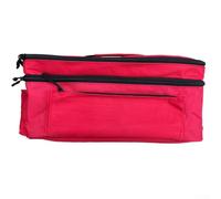 Trousse de premiers secours de voyage avec design double couche, boîte de rangement spacieuse et étanche pour la maison ou les voyages, compartiments amovibles, en nylon durable avec