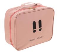 Trousse de Premiers Secours de Voyage Portable, Grosse Capacité Rose | Pu, Compacte et Facile à Transporter, pour Urgences en Déplacement et Usage Domestique, Organise les Fournitures Médicales
