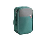 Trousse de premiers secours étanche de taille moyenne - Trousse médicale vide pour voyage, camping et utilisation à la maison avec compartiments intégrés pour le rangement organisé des médicaments,