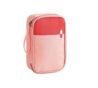 Trousse de premiers secours étanche de taille moyenne - Trousse médicale vide pour voyage, camping et utilisation à la maison avec compartiments intégrés pour le rangement organisé des médicaments,
