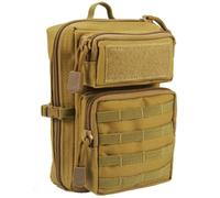 Trousse de Premiers Secours Extérieure Ajustable 3p | Pochette Médicale Zippée Sangle, Rangement Séparé et Classification Simple, pour Camping et Sorties