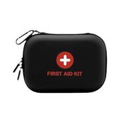 Trousse De Premiers Secours For Voyage,Trousse D'urgence For Voiture,Trousse Médicale D'urgence,Étanche,For La Maison,Le Bureau,La Voiture,L'alpinisme Et Les Voyages(Black,6.9x4.9x2.1in)