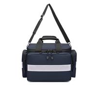 Trousse de premiers secours médicale professionnelle avec séparateurs amovibles pour traumatisme d'urgence, soins de santé à domicile, EMT, et utilisation infirmière, bleu