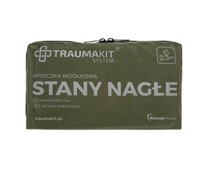 Trousse de premiers secours modulaire Situations d'urgence Trauma Kit S AedMax - Green