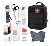 Trousse de Premiers Secours Outdoor - Kit de Secours Tactique Complet, Kit Trauma pour Camping, Randonnée, Chasse, Voyage, Voiture et Maison