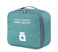 Trousse de Premiers Secours Petit Sac de Médicaments Portable Trousse Médicale avec Poignée Trousse de Sauvetage Sac de Rangement des Fournitures d'urgence en Tissu Oxford pour maison et voyage