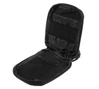 Trousse de Premiers Secours Portable en Nylon 1000d Noir | Clip-on Pratique, Rangement Rapide, pour Soignants et Infirmiers, Usage Extérieur et Quotidien