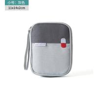 Trousse De Premiers Secours Portable, Grand Sac De Rangement Médical Pour Médicaments, Pochette D'Urgence Pour Camping, Maison, Voyage En Plein Air, Organisateur De Sac À Poignée..Gray-S