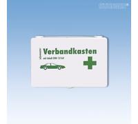 Trousse de premiers secours pour voiture ST, blanche, avec rembourrage standard DIN 13164