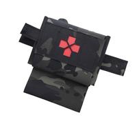 Trousse de Premiers Secours Tactique à Déploiement Rapide - Pochette Médicale Micro Compacte, Kit de Traumatologie Ceinture Compact MOLLE pour Randonnée et Voyage en Plein Air(Bcp)