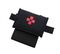 Trousse de Premiers Secours Tactique à Déploiement Rapide - Pochette Médicale Micro Compacte, Kit de Traumatologie Ceinture Compact MOLLE pour Randonnée et Voyage en Plein Air(Black)