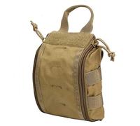 Trousse de Premiers Secours Tactique Molle 1000d, Sac D'Accessoires Médicaux, pour La Chasse Randonnée Survie Modulaire(Brown)