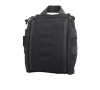 Trousse de Premiers Secours Tactique Molle 1000d, Sac D'Accessoires Médicaux, pour La Chasse Randonnée Survie Modulaire(Black)