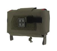 Trousse de premiers secours tactique MOLLE, système de survie en deux pièces, sac médical à roulettes compact(RG)