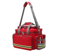 Trousse de premiers secours vide pour préparation aux situations d'urgence, grande capacité, imperméable et durable, avec sangle réglable et bande réfléchissante, idéal pour les voyages, la maison, la