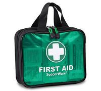 Trousse de Premiers Soins de 200 piècess avec Fournitures médicales de qualité hospitalière - Idéal pour la Maison, l'extérieur, Le Bureau, la Voiture, Les Voyages, Le Camping, la randonnée (Vert)