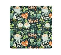 Trousse de protection en tissu pour lentilles d'appareil photo et articles de toilette Motif baisers de la Saint-Patrick, Bisous de la Saint-Patrick, 13.8x13.8in